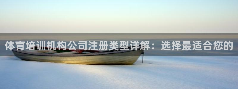 极悦平台官方网站入口：体育培训机构公司注册类型详解：