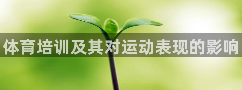 极悦娱乐旗下艺人名单：体育培训及其对运动表现的影响