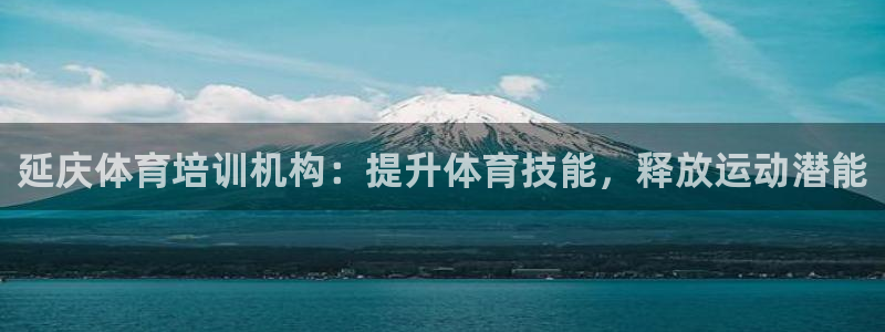 极悦平台是什么：延庆体育培训机构：提升体育技能，释放