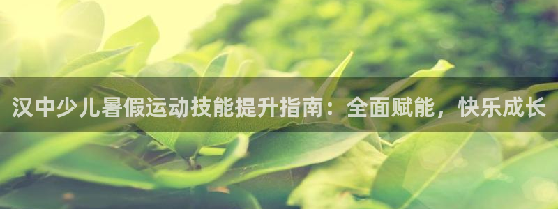 极悦平台官网下载中心：汉中少儿暑假运动技能提升指南：