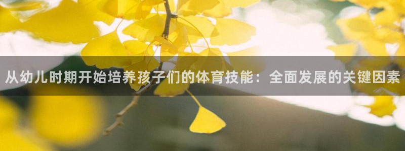 极悦平台客服团队名称：从幼儿时期开始培养孩子们的体育