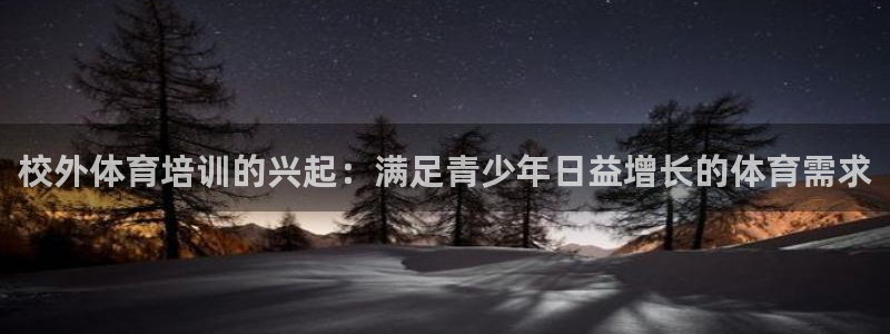 极悦平台注册和登录页面不一样：校外体育培训的兴起：满